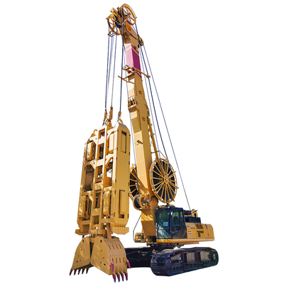 Duvar genişliği 0.35－1.5m ve 80m derinliği olan Hidrolik Diyaframlı Duvar Kepçesi