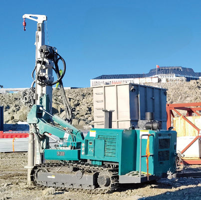SK666 Mikro Kazık Delme Makinesi, 115-500mm Delik Çapı, 76/89/102/114 Sondaj Borusu Özellikleri ve Yüksek Hassasiyetli Mühendislik Sondajı için 4/5/6/8/10/12 Çekiç