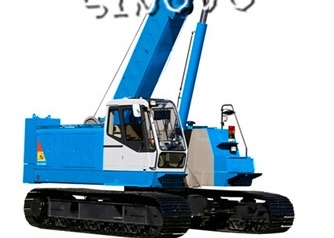 SQ250A Kazık için hidrolik teleskopik Paletli Vinç, 1.79rpm Dönme hızı 3m Kaldırma aralığı