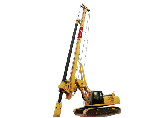 Eşsiz Aşağı Çeken Silindir Sistemi Bina İnşaatı Döner Sondaj Rig Çapı 1800mm ve delme derinliği 60m