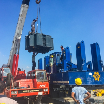 320tf 60kw 6.8m / Min Hidrolik Statik Kazık Sürücüsü