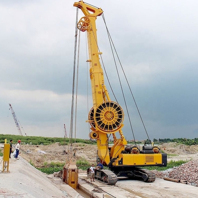 İnşaat için 80m Derinlik Hendek 261kw Hidrolik Diyafram Duvar Kepçesi